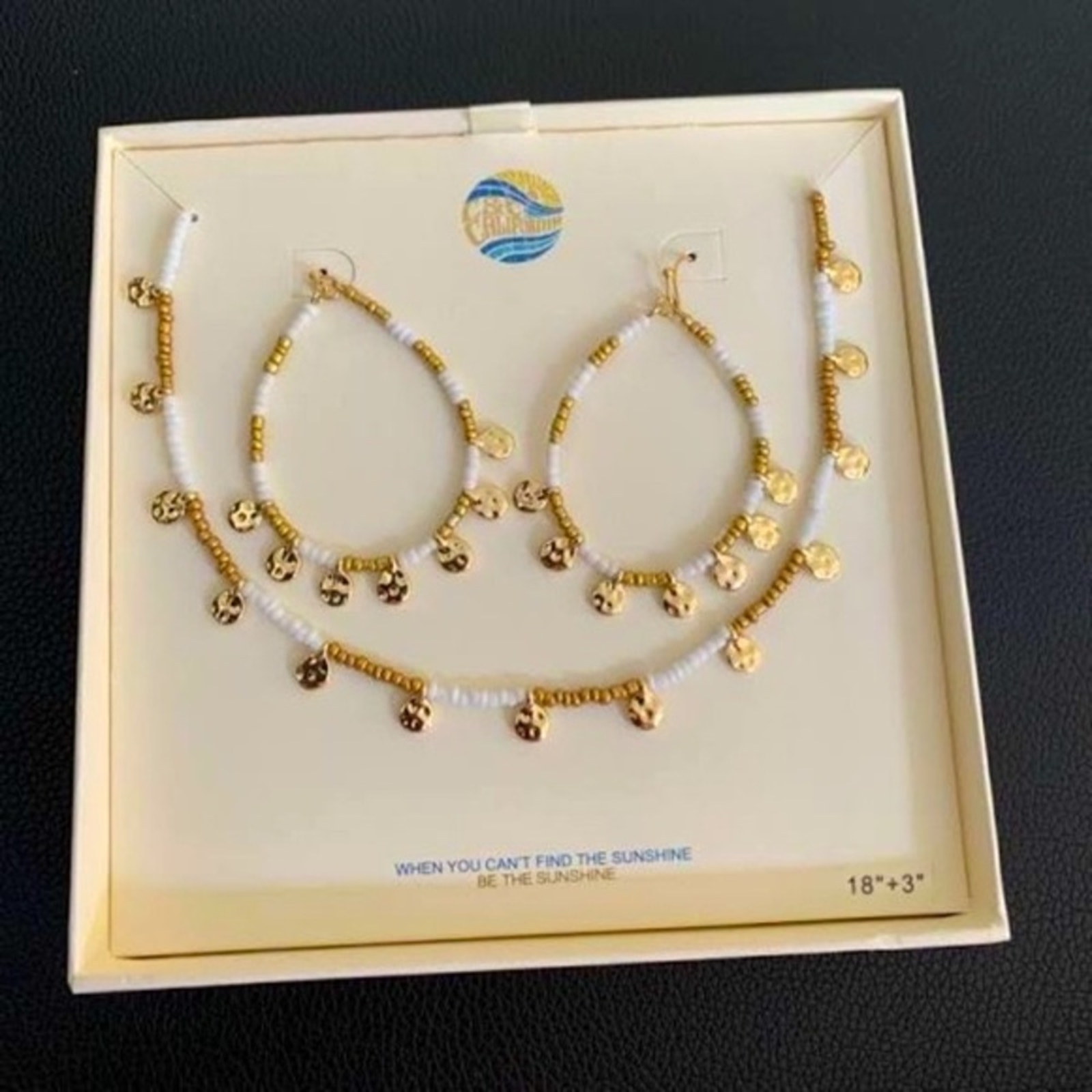 New! C&C California Earring And Necklace Set